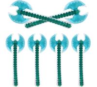 Pixel Craft Hatchet Toys 6 Pack, Blow Up Diamond Pick Axe - Perfect for Pool Parties, Halloween Cosplay & Pirate Birthday Supplies