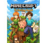 Pixel Craft World: Building & Monster Adventure Coloring Book: Fun Blocky Builders, Cute Monsters & Epic Adventures - A Coloring Book for Kids, Teens & Adults Who Love Crafting Games