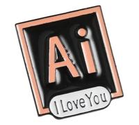 Pixel Cursor Brooch: Photoshop Symbol Enamel Pin Set, Klein, Non-precious metal