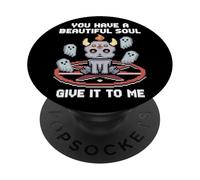Pixel Demon Cute Occult Retro Soul Funny PopSockets Adhesive PopGrip