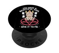 Pixel Demon Cute Occult Retro Soul Funny PopSockets Adhesive PopGrip