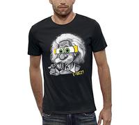 PIXEL EVOLUTION T-Shirt Parody Albert Einstein - Men - Size M - Black