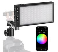 Pixel G1s RGB Video Light, Built-in 12W Rechargeable Battery 360° Full Color 12 Light Effects, CRI≥97 2500-8500K Portable LED Video Light with Aluminum Alloy Body