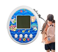 Pixel Game Keychain - Funny Virtual Animal Pet Toy Digital Pet Game Machine,Portable 90s Nostalgic Toys Digital Keychain for Children Adults
