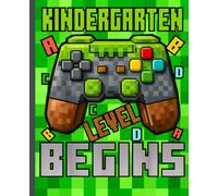 Pixel Gamepad Notebook: Fun Kindergarten Level Begins Theme, Cute Writing Journal for Kids and Preschool Students