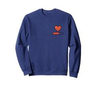 Pixel Heart - Gamer Life Bar Retro Video Game Sweatshirt
