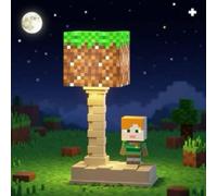 Pixel Led Night Light, 5-Color Adjustable,50Ma Bedroom Decoration Pixel Game Desktop Ambient Light, Usb Powered (Grass Block)