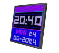 PIXEL LED Panel Display, Digital Photo Frame Wall Mount Desktop with APP, 10.24x10.24x0.67in ABS Material, for Game Room Decor