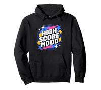 Pixel Luck Mode Retro Gamer Arcade Clover Pullover Hoodie