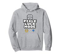 Pixel Luck Mode Retro Gamer Arcade Clover Pullover Hoodie
