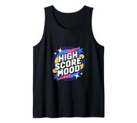 Pixel Luck Mode Retro Gamer Arcade Clover Tank Top