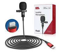 Pixel Microphone for iPhone iPad (Apple MFi-Certified) from Lavalier Microphone for iPhone Video Recording Podcast| Lapel Microphone for iPhone Omnidirectional, Compatible with Lightning Device (3m)