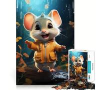 Pixel Pet Portraits 1000 Piece Jigsaw Puzzle for Adults Memory Gain Gentle Leisure Design Assembly Art Collection Piece (50x75cm)
