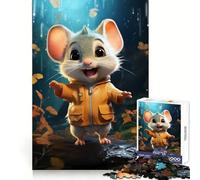 Pixel Pet Portraits 1000 Pieces Jigsaws Adults Puzzles Think Smart Toy Home Activity Smooth Cut Xmas Surprise (38x52cm)