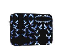 Pixel Pigeon Swarm Printed 13 inch Laptop Case, Business/Office Commuter Laptop Case