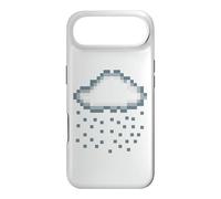 Pixel Rain Cloud Retro Gamer Creator Gift Case for iPhone Air