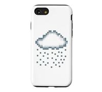 Pixel Rain Cloud Retro Gamer Creator Gift Case for iPhone SE (2020) / 7/8