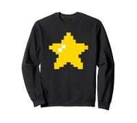 Pixel Star 80s Video Game Halloween Costume Sweatshirt