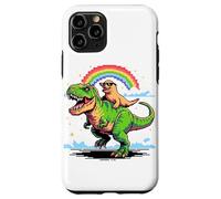 Pixel Style Art Sea Lion T-Rex Tyrannosaurus 8 Bit Graphics Case for iPhone 11 Pro