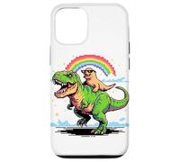Pixel Style Art Sea Lion T-Rex Tyrannosaurus 8 Bit Graphics Case for iPhone 12/12 Pro