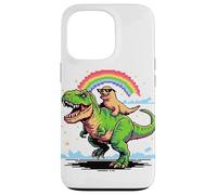 Pixel Style Art Sea Lion T-Rex Tyrannosaurus 8 Bit Graphics Case for iPhone 13 Pro