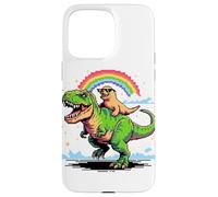 Pixel Style Art Sea Lion T-Rex Tyrannosaurus 8 Bit Graphics Case for iPhone 15 Pro Max