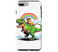 Pixel Style Art Sea Lion T-Rex Tyrannosaurus 8 Bit Graphics Case for iPhone 7 Plus/8 Plus