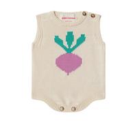 Pixel Sugar Beet Knitted Romper - unisex - Bobo Choses - Bodies & Sets - Multicolor - 9 M - Kids 9 M