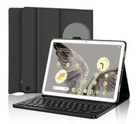 Pixel Tablet Keyboard Case 11 Inch 2023/2024, Rechargeable Detachable Bluetooth Keyboard, Smart Folio Cover with Stylus Pen Holder, Google Pixel Tablet Case with Stand Support Charging Speaker Dock