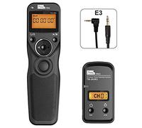 PIXEL TW-283/E3 Wireless Remote Shutter Release Wired Shutter Release Cable Compatible for Canon Eos R6 1300D 1200D 1100D 1000D 760D 750D 650D 550D 400D 350D 100D FUJI XT3 GFX50R
