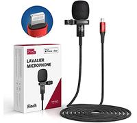 Pixel Voice Professional-Grade Wearable Lavalier Lapel Microphone Compatible with IPhone/IPad (Apple MFi-Certified) Omnidirectional Mic for Video Recording Livestream Vlog YouTube Facebook (9.8ft)