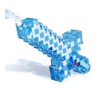 Pixel Water Sword Minecra Sword Mini Water Gun, Small Water Pistol Toy for Summer Play Pool Party Bath, Water Shooter for Boys Girls