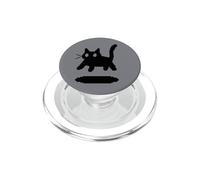 Pixel Y2K 90s Scary Cat Tomcat is Scared PopSockets PopGrip for MagSafe