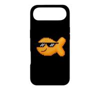 Pixelated Goldfish Snack With Thug Pixel Sunglasses Case for iPhone Air