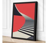 Pixelated Perspective Canvas Wall Art Print 18x12 Inch (46 x 30 cm)