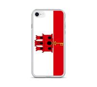 PixelForma Gibraltar Flag iPhone SE 2020 Phone Case