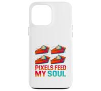 Pixels Feed My Soul Digital Artist Design Case for iPhone 13 Pro Max