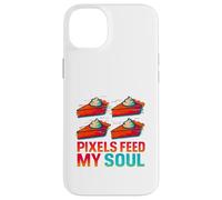 Pixels Feed My Soul Digital Artist Design Case for iPhone 14 Plus