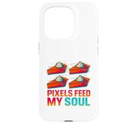 Pixels Feed My Soul Digital Artist Design Case for iPhone 15 Pro