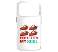 Pixels Feed My Soul Digital Artist Design Case for iPhone 17 Pro