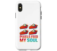 Pixels Feed My Soul Digital Artist Design Case for iPhone X/XS