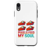 Pixels Feed My Soul Digital Artist Design Case for iPhone XR