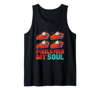 Pixels Feed My Soul Digital Artist Design Tank Top