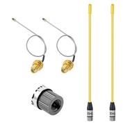 Pixelure 868MHz/10dBi Lora Antenna for ESP32/LoRa32 V3/LoRa32u4 II, SMA Male 195mm + (U.FL IPX) to SMA Female Cable for Meshtastic Lora Long Range Soft Whip-Antenne (2PCS-Yellow)