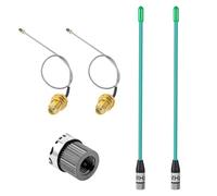 Pixelure 868MHz/10dBi Lora Antenna for ESP32/LoRa32 V3/LoRa32u4 II, SMA Male 195mm + (U.FL IPX) to SMA Female Cable for Meshtastic Lora Long Range Soft Whip-Antenne (2 Units-Green)