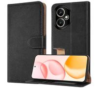 PIXFAB Case for Honor 400 5G, Leather Wallet Phone Case, Magnetic Book Flip Folio Cover [RFID Protection & Card Slots] and [Kickstand] Case Cover for Honor 400 5G - Black