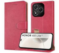 PIXFAB Case for Honor 400 Lite 5G, Leather Wallet Phone Case, Magnetic Book Flip Folio Cover [RFID Protection & Card Slots] and [Kickstand] Case Cover for Honor 400 Lite 5G - Pink