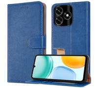 PIXFAB Case for Honor X5C Plus, Leather Wallet Phone Case, Magnetic Book Flip Folio Cover [RFID Protection & 3 Card Slots] and [Kickstand] for Honor X5C Plus - Blue
