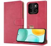 PIXFAB Case for Honor X6C, Leather Wallet Phone Case, Magnetic Book Flip Folio Cover [RFID Protection & Card Slots] and [Kickstand] Case Cover for Honor X6C - Pink