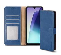 PIXFAB Case for Xiaomi Redmi 14C / POCO C75 / Redmi A4, Leather Wallet Phone Case, Magnetic Book Flip Folio Cover [RFID Protection & Card Slots] and [Kickstand] Case Cover - Blue